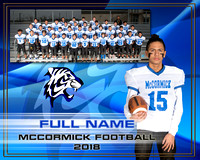McCormick Middle School Football 2018